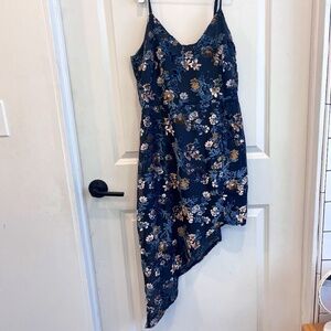 NWT Lulu's Floral Asymmetrical Dress